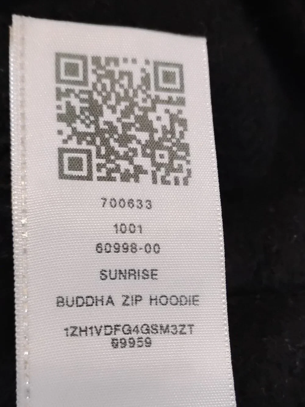 True Religion Sunrise Buddha Zip Hoodie Sweatshirt